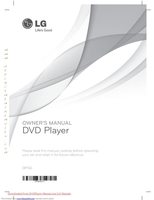 LG DP132 DVD Player Operating Manual